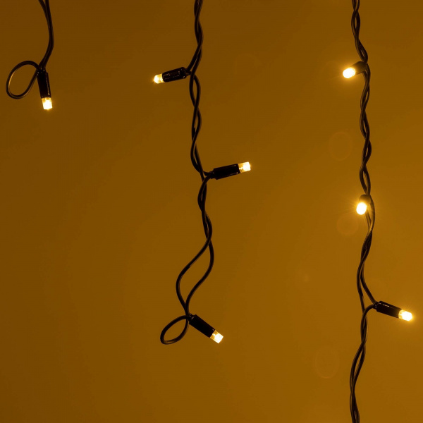 Arlight Светодиодная гирлянда ARD-EDGE-PRO-4000x600-BLACK-128LED-MILK-FLASH Warm/Warm (230V, 8W) (Ardecoled, IP65)