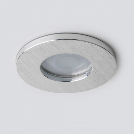 Влагозащищенный точечный светильник 125 MR16 серебро Elektrostandard Flickr a053359