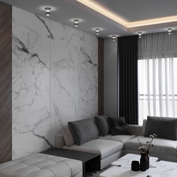 Накладной светодиодный светильник с подсветкой графит DLS026 Elektrostandard DLS025 & DLS026 a053601 Накладной светодиодный светильник с подсветкой графит DLS026 Elektrostandard DLS025 & DLS026 a053601