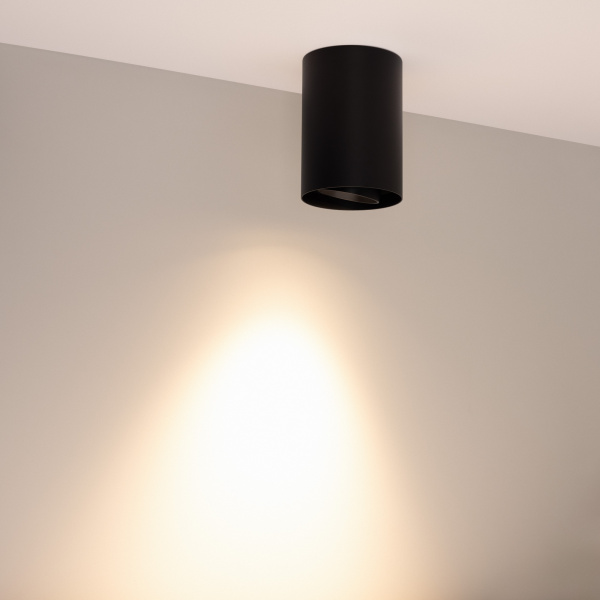 Arlight Светильник SP-FOCUS-R86-10W Warm3000 (BK, 50 deg, 230V) (IP54 Металл, 5 лет)