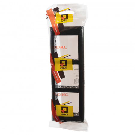 DKC Avanti Черный Рамка-суппорт для In-liner Front 6 модулей