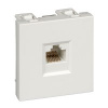 SE Wessen 45 Бел Розетка компьютерная кат. 5Е для кабель-каналов