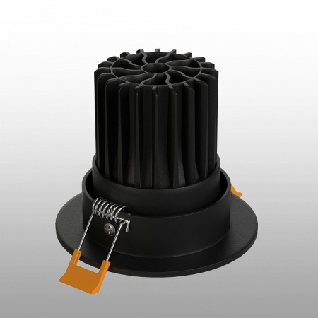 Светильник встраиваемый светодиодный Even черный 25094/LED Elektrostandard Even a065459