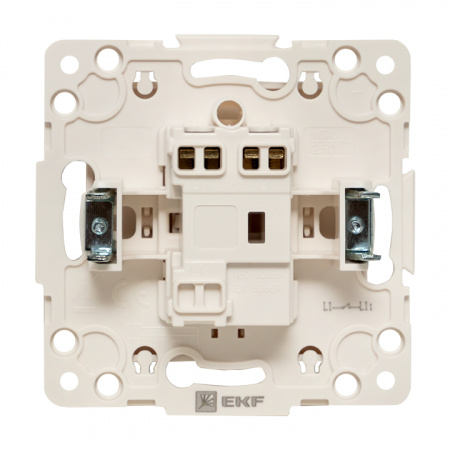 EKF PROxima Стокгольм Белый Выключатель 1-кл, 10А, винт.клеммы