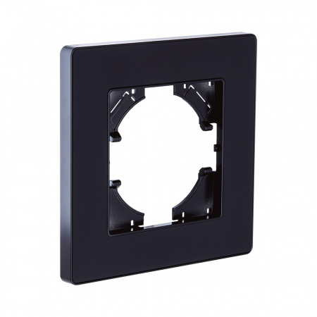 Рамка 1-постовая, черный Kollinger Eleganz Acryl EA1BK