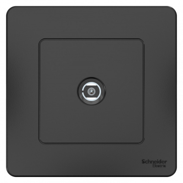 SE Blanca внутр Антрацит Розетка TV