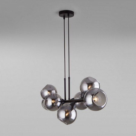 Подвесной светильник с плафонами 70113/8 дымчатый Eurosvet Roger