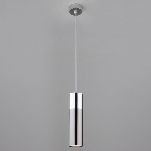 Подвесной светильник 50135/1 LED хром / черный жемчуг Eurosvet Double Topper
