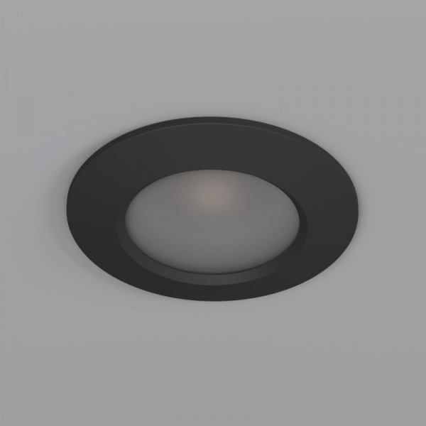 DK3016-BK Встраиваемый светильник влагозащ., IP 65, 50 Вт, GU10, черный, алюминий