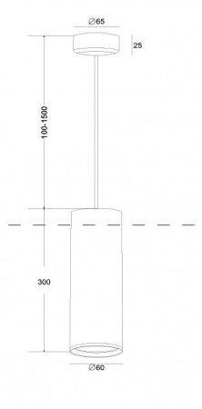Подвесной светильник P038PL-01B Maytoni Focus Design