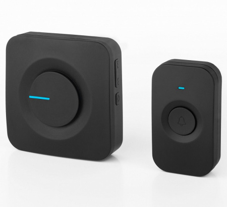 Звонок беспроводной 52M IP44 DBQ23M WL черный Elektrostandard DBQ23 a045577 Звонок беспроводной 52M IP44 DBQ23M WL черный Elektrostandard DBQ23 a045577