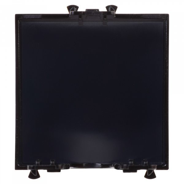 DKC Avanti Черный квадрат Вывод кабеля 2 модуля