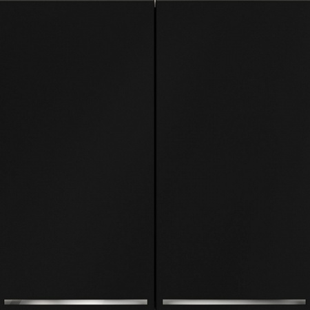 Выключатель встраиваемый VOLTUM S70 двухклавишный с подсветкой 10А, (черный матовый)