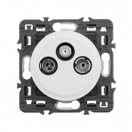 Legrand Celiane Мех TV-FM-SAT розетка единственная 2 мод