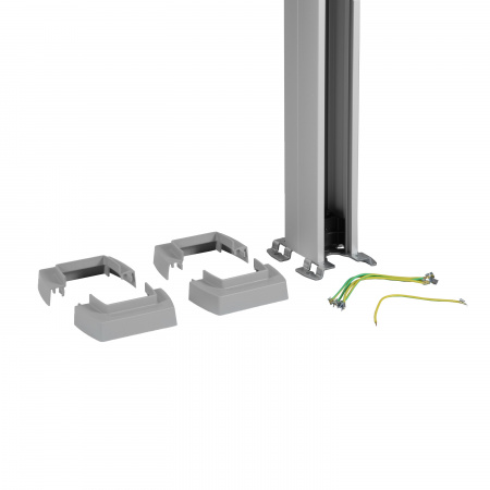 Legrand Snap-On колонна алюминиевая с крышкой из алюминия 1 секция 2,77 метра, с возможностью увеличения высоты колонны до 4,05 метра,  цвет алюминий