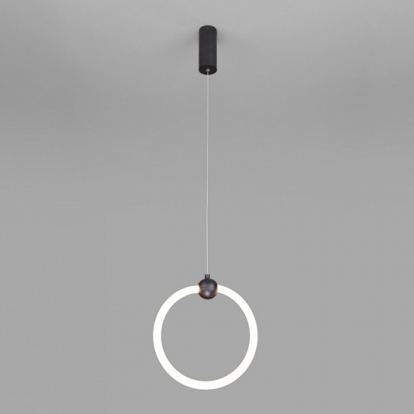 Подвесной светодиодный светильник 90166/1 черный Eurosvet Rim