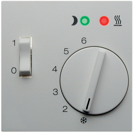 Berker S, B Полярно-белый матовый Накладка терморегулятора (мех.20340000)