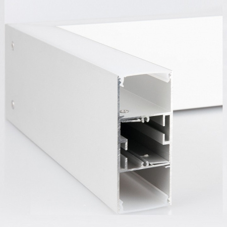 Линейный светодиодный накладной двусторонний светильник 128см 50Вт 6500К матовое серебро 101-100-40-128 Elektrostandard Grand a041473