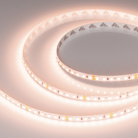 Arlight Лента RT-A120-8mm 24V Peach Fuzz (9.6 W/m, IP20, 5m) (-)