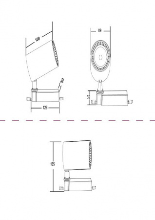 Трековый светильник TR003-1-17W3K-W Maytoni Vuoro