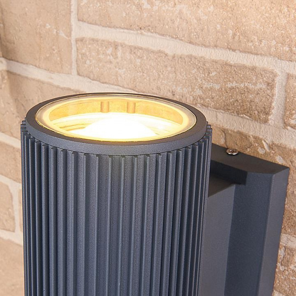 Уличный настенный светильник Strict IP54 1403 TECHNO серый Elektrostandard Strict a032624