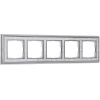 Рамка на 5 постов Palacio Gracia (хром/белый) W0051431