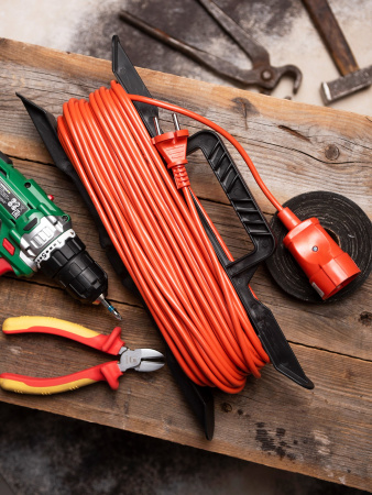 EKF PROxima Удлинитель на рамке "Зевс 2.0" 30м без заземления ПВС 2*0,75 10А/2,3кВт