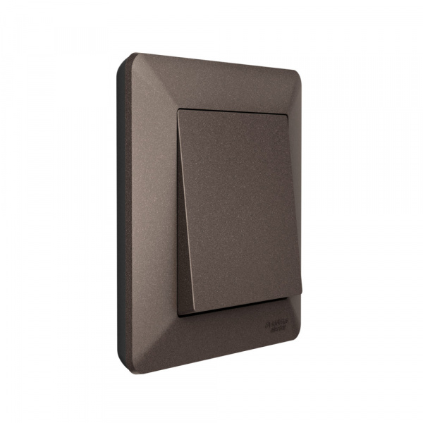 Systeme Electric AtlasDesign Air Мокко/дымчатый черный Рамка 1-ая