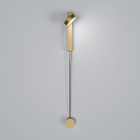 Настенный светодиодный светильник Orco LED диммируемый 40112/LED латунь Elektrostandard Orco a066405