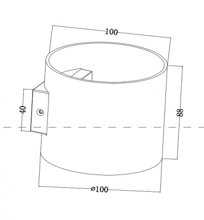 Настенный светильник (бра) C066WL-01W Maytoni Rond