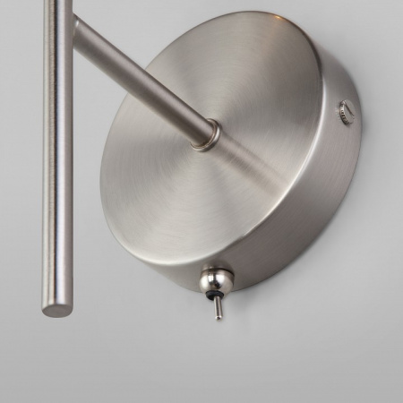 Бра со стеклянным плафоном 60140/1 сатин-никель Eurosvet Thalia