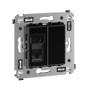 DKC Avanti Черный квадрат Компьютерная розетка RJ-45 один  категория  6