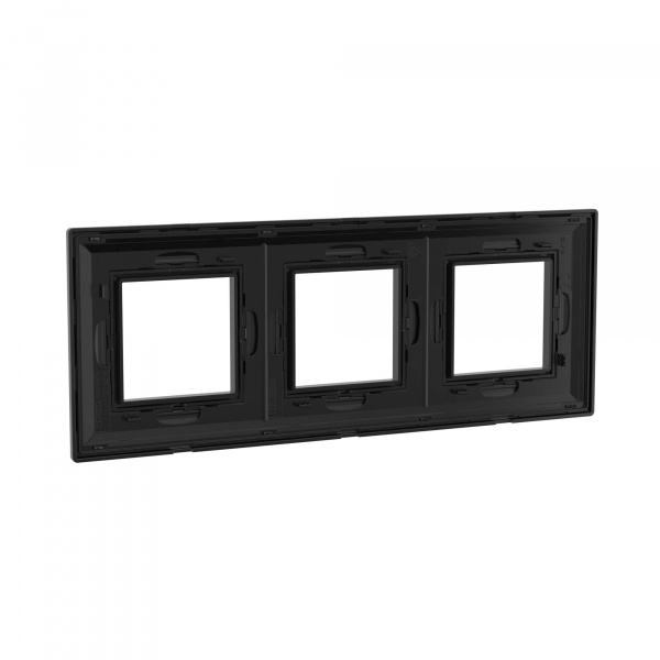 DKC Avanti Черный Металл Рамка 6 модулей