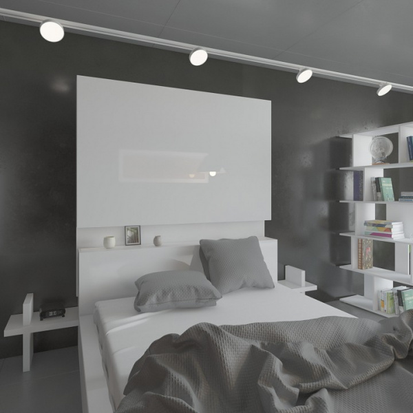 Трековый светодиодный светильник для однофазного шинопровода Pila Серебро 12W 4200K 85078/01 Elektrostandard Pila a056104