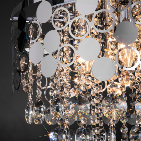 Умный подвесной светильник 10123/6 хром Eurosvet Lianna