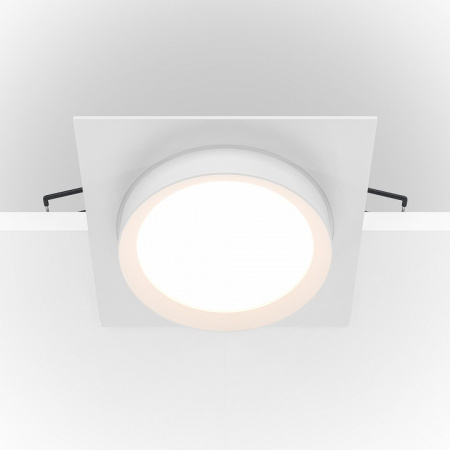 Встраиваемый светильник Downlight DL086-GX53-SQ-W Maytoni Hoop