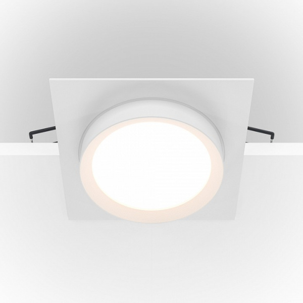 Встраиваемый светильник Downlight DL086-GX53-SQ-W Maytoni Hoop