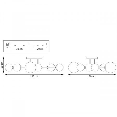 Потолочная люстра Lightstar Croco 815380