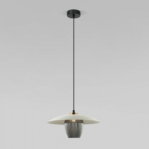 Подвесной светильник 50259/1 белый/дымчатый Eurosvet Kamari