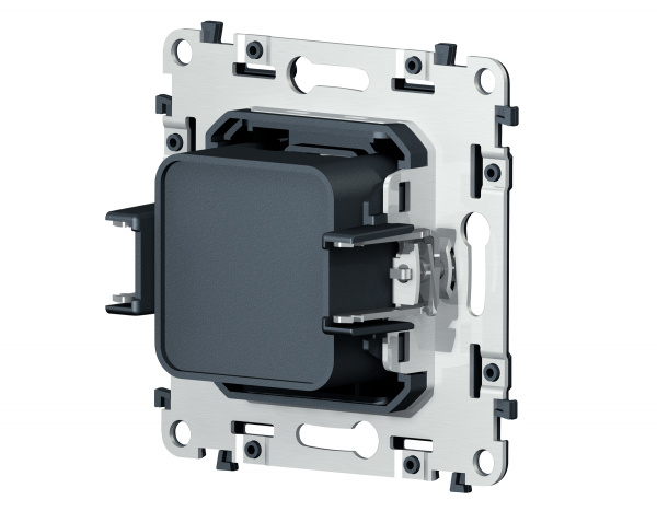 Механизм розетки TV оконечной + SAT 5-862MHz 3.5dB/950-2150MHz 3.8dB QUANT VM217