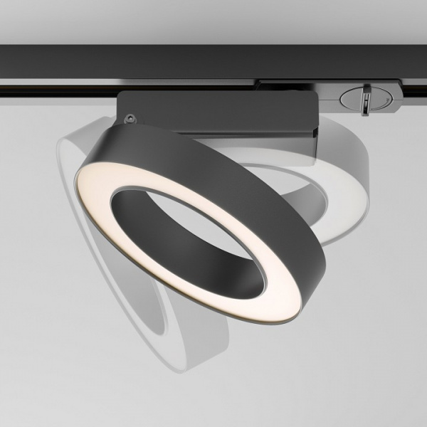 Трековый светильник Single phase track system UNITY TR044-1-12W3K-B Maytoni Rim