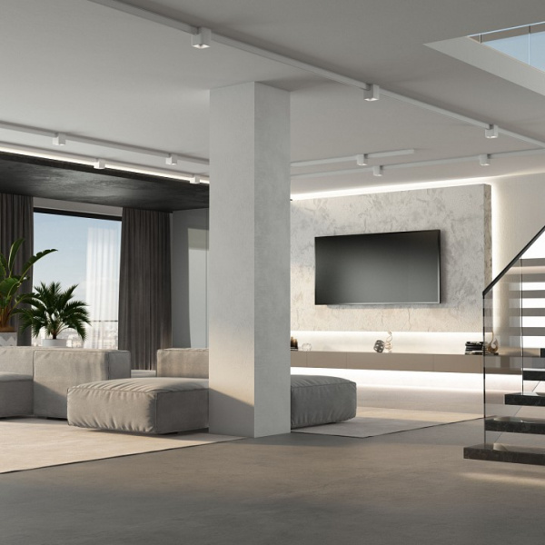 Slim Magnetic Трековый светильник 12W 4200K Solo (белый) 85055/01 Elektrostandard Slim Magnetic a063497