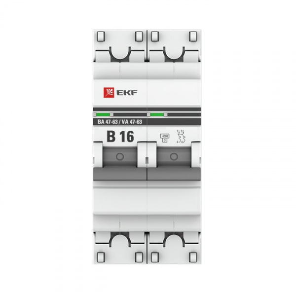 EKF PROxima ВА 47-63 Автоматический выключатель  (B) 2P 16А 4,5kA