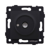 Розетка TV (папа), черный матовый Kollinger REA-007BM для Aspekt, Eleganz, Reflex