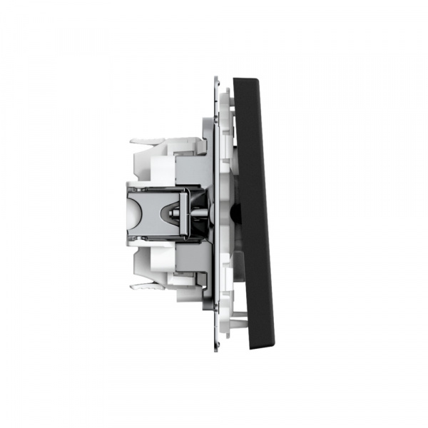 Systeme Electric ArtGallery Карбон Переключатель 1-клавишный IP44, 10АХ, механизм, быстрозажим. клем.