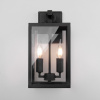 Уличный настенный светильник Candle D 35150/D черный Elektrostandard Candle a058260