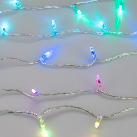 Arlight Светодиодная гирлянда ARD-STRING-CLASSIC-15000-CLEAR-100LED-LIVE RGB-SPI (12V, 53W) (Ardecoled, IP65)