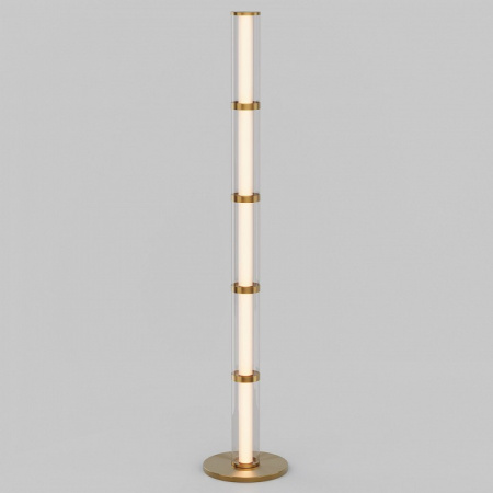 Напольный светодиодный светильник 80537/1 латунь Eurosvet Stark