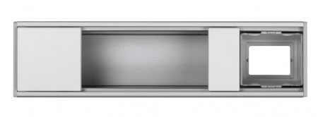 Simon K45 Connect Офиблок Compact из алюминия на 3+1 механизм белого цвета