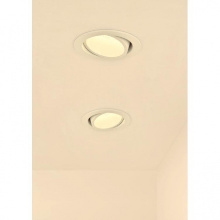 DK4000-WH Встраиваемый светильник, IP 20, 5 Вт, LED 3000, белый, алюминий